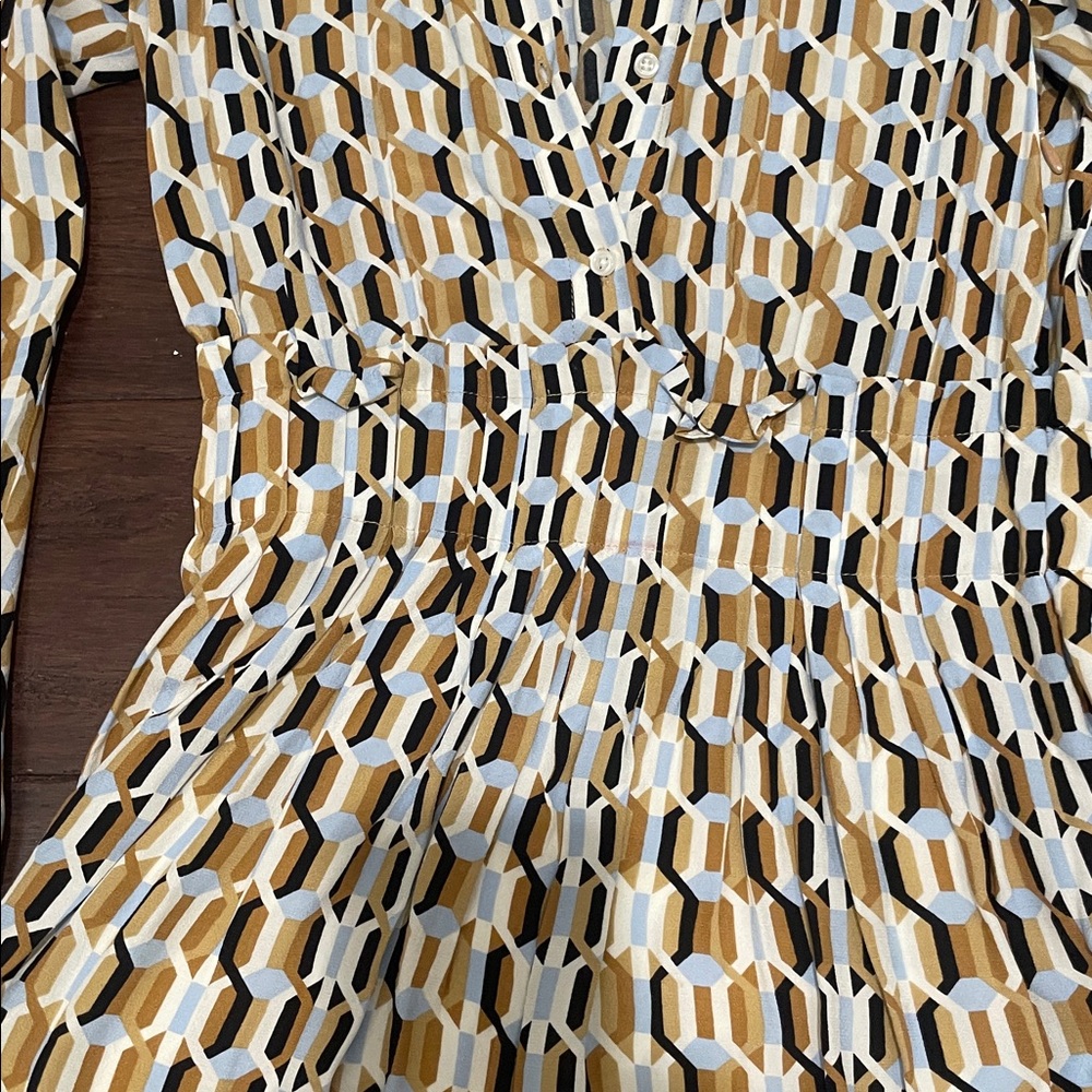 Maje Geometric Pattern Mini Dress - Picture 4 of 9